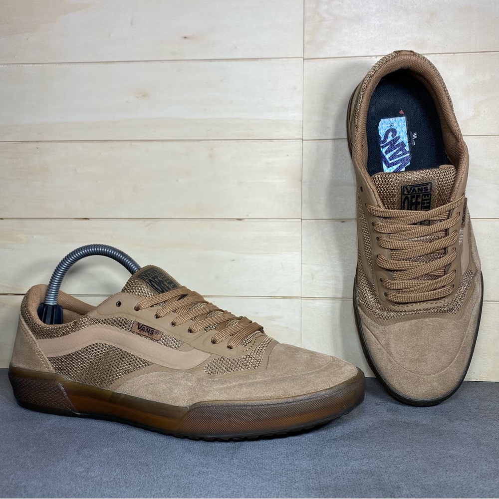 Vans Ave Tobacco Gum Men's Size 7 Skate Shoes Brown Suede Sneakers 721356 - Picture 11 of 11